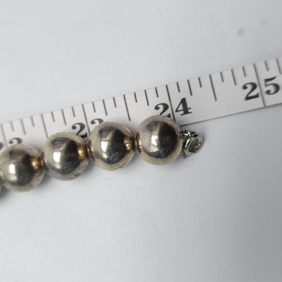 Puffy Heart Pendant Necklace Earrings Set With Silver Tone Beads Bow Accents - Picture 6 of 6